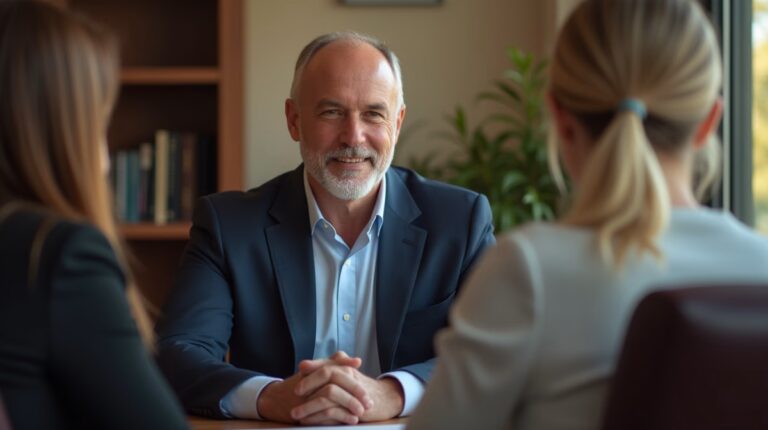 The legal counsel at Corona Probate Law helping Riverside County families from our Corona office meets with clients in the Southern California office addressing critical estate details discussing Address for FTB Probate Notice