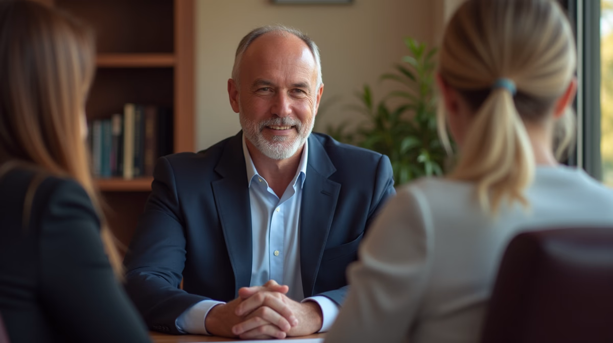 The legal counsel at Corona Probate Law helping Riverside County families from our Corona office meets with clients in the Southern California office addressing critical estate details discussing Address for FTB Probate Notice