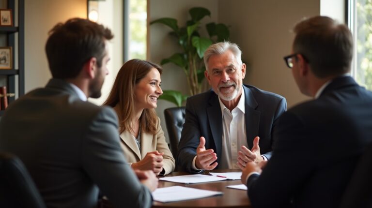 The legal counsel at Corona Probate Law helping Riverside County families from our Corona office meets with clients in the Southern California office addressing critical estate details discussing Ancillary Probate for NonResidents