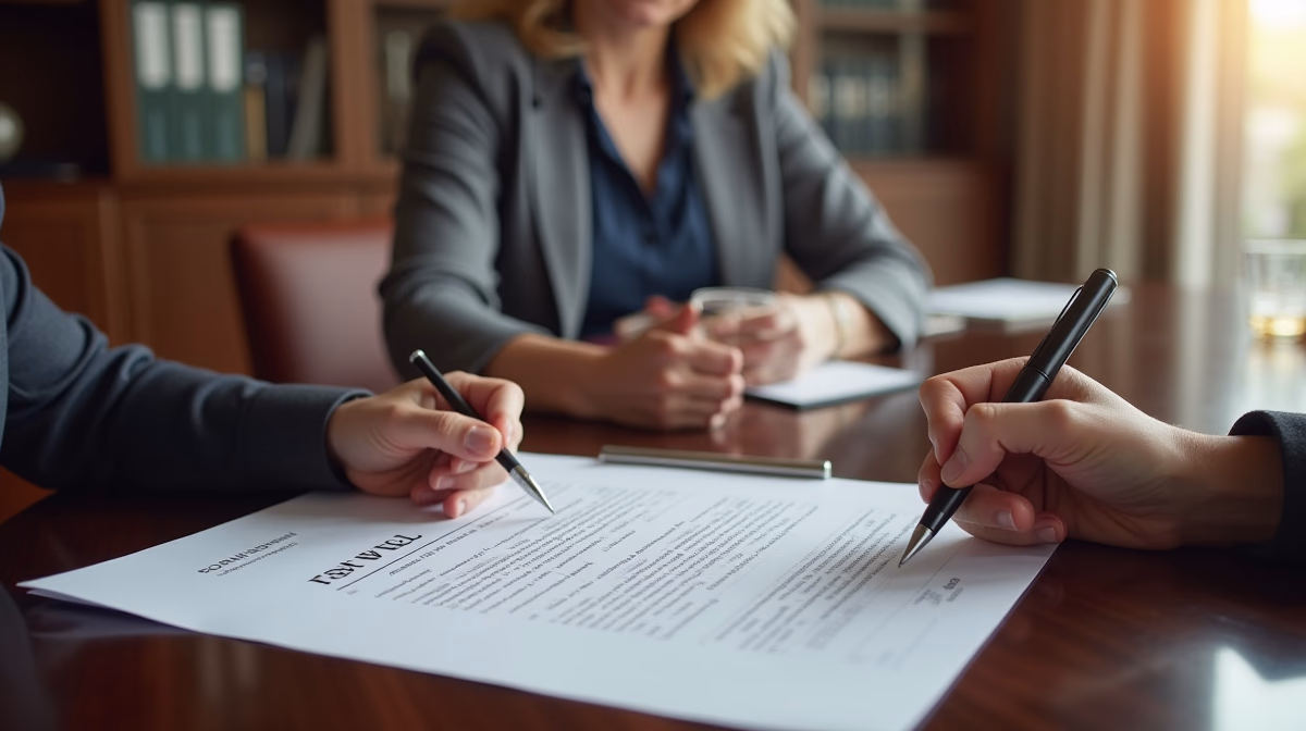 The legal counsel at Corona Probate Law helping Riverside County families from our Corona office meets with clients in the Southern California office addressing critical estate details discussing Appealing a California Probate Court Decision