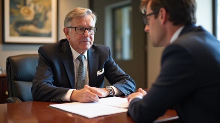 The legal counsel at Corona Probate Law helping Riverside County families from our Corona office meets with clients in the Southern California office addressing critical estate details discussing Appraisals for Spousal Petitions