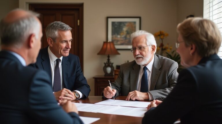 The legal counsel at Corona Probate Law helping Riverside County families from our Corona office meets with clients in the Southern California office addressing critical estate details discussing Assets Excluded from California Probate