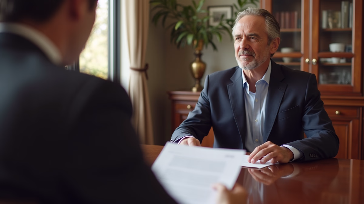 The trusts staff working under Managing Partner Steven Farley Bliss assisting Inland Empire families from the Corona office is shown conferring with trustees in the Southern California office addressing complex trust details discussing BuySell Agreements in Corona Businesses