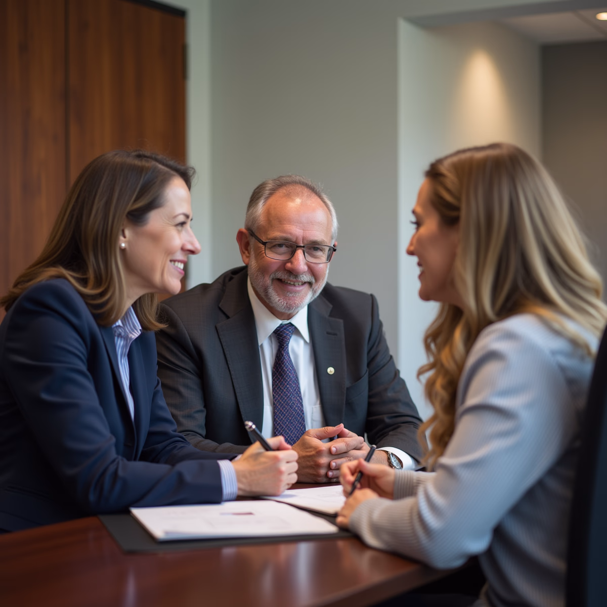 The trusts staff working under Managing Partner Steven Farley Bliss assisting Inland Empire families from the Corona office is shown conferring with trustees in the Southern California office addressing complex trust details discussing Can a Trustee Sell Assets Held in a Revocable Living Trust