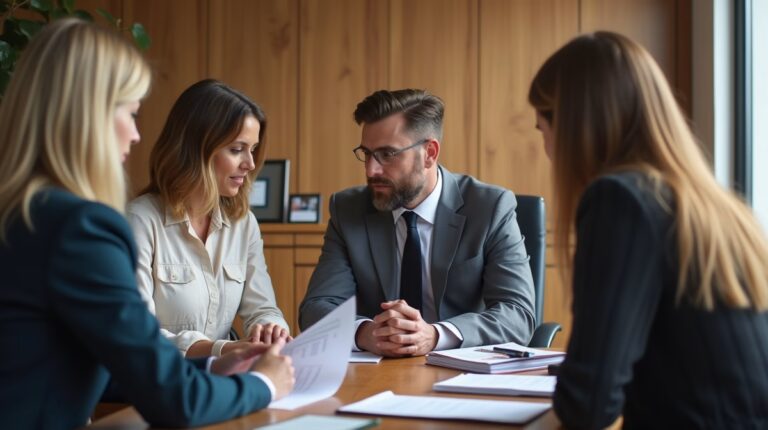 The trusts staff working under Managing Partner Steven Farley Bliss assisting Inland Empire families from the Corona office is shown conferring with trustees in the Southern California office addressing complex trust details discussing Can an ILIT be structured to terminate if the federal estate tax is repealed
