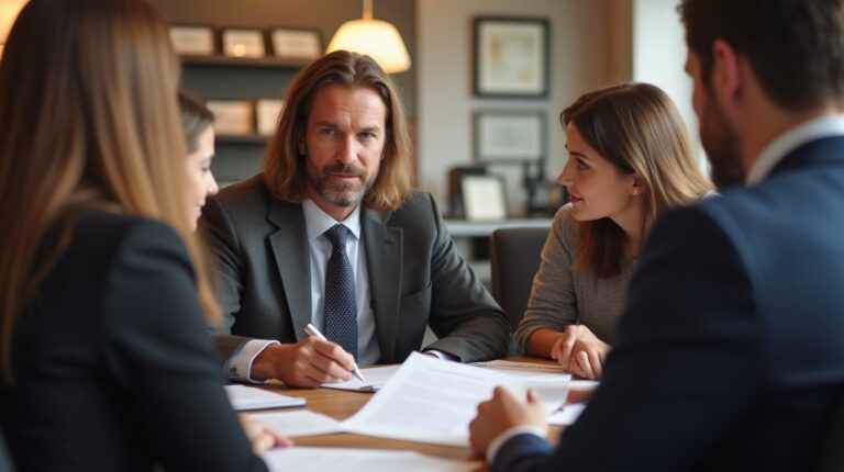 The legal counsel at Corona Probate Law helping Riverside County families from our Corona office meets with clients in the Southern California office addressing critical estate details discussing Checking Tentative Rulings for My Case