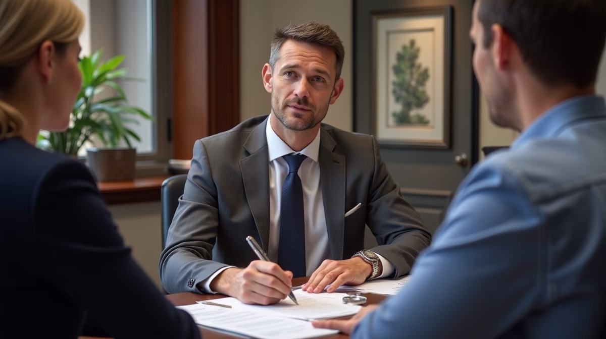 The legal counsel at Corona Probate Law helping Riverside County families from our Corona office meets with clients in the Southern California office addressing critical estate details discussing Clearing Corona Probate Notes Regarding Notice