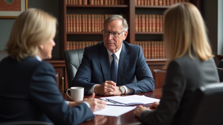 The legal counsel at Corona Probate Law helping Riverside County families from our Corona office meets with clients in the Southern California office addressing critical estate details discussing Contesting a Will That Conflicts With a Trust