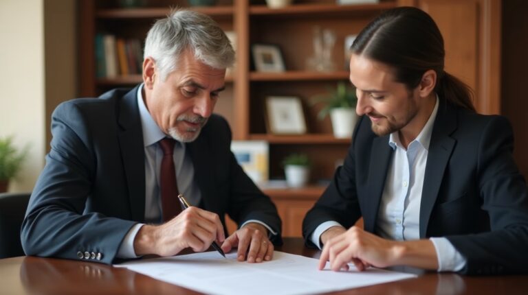 The legal counsel at Corona Probate Law helping Riverside County families from our Corona office meets with clients in the Southern California office addressing critical estate details discussing Cost to Contest a Will in Corona