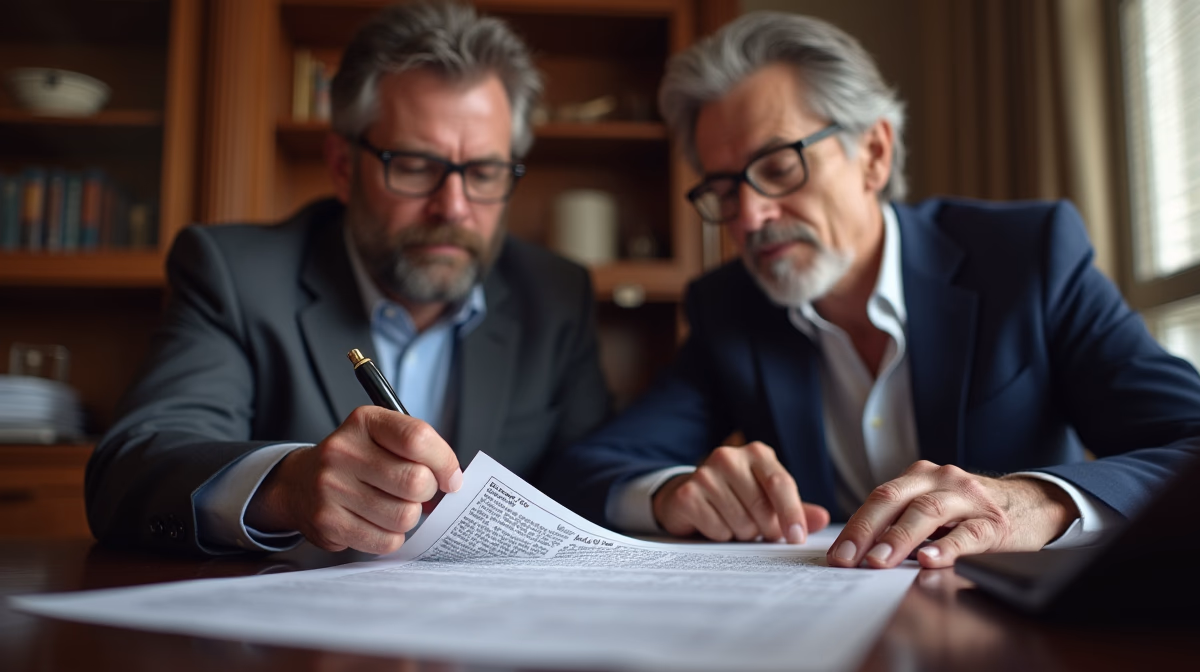 The legal counsel at Corona Probate Law helping Riverside County families from our Corona office meets with clients in the Southern California office addressing critical estate details discussing Court Supervision in Corona Probate