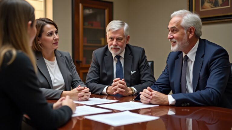 The legal counsel at Corona Probate Law helping Riverside County families from our Corona office meets with clients in the Southern California office addressing critical estate details discussing Curing a Defect in Probate Notice