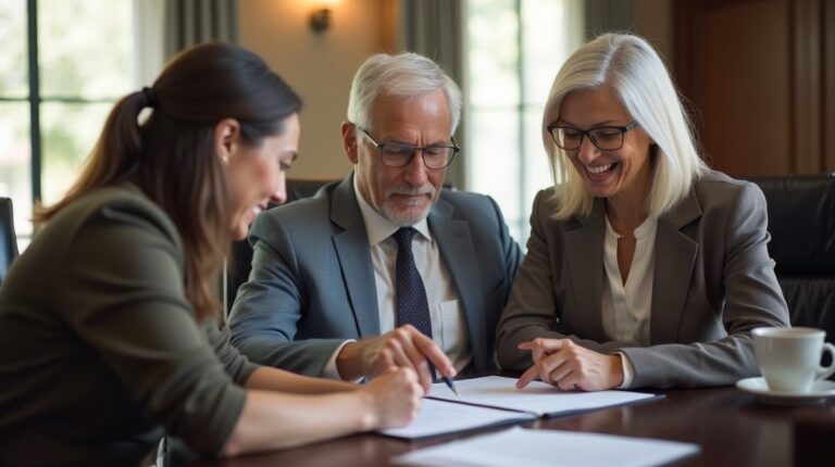 The legal counsel at Corona Probate Law helping Riverside County families from our Corona office meets with clients in the Southern California office addressing critical estate details discussing Evidence Needed to Prove Undue Influence