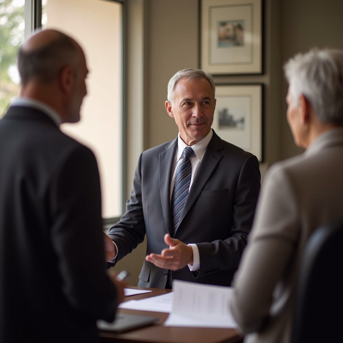 The trusts staff working under Managing Partner Steven Farley Bliss assisting Inland Empire families from the Corona office is shown conferring with trustees in the Southern California office addressing complex trust details discussing How Do I Avoid the Crummey Power Trap