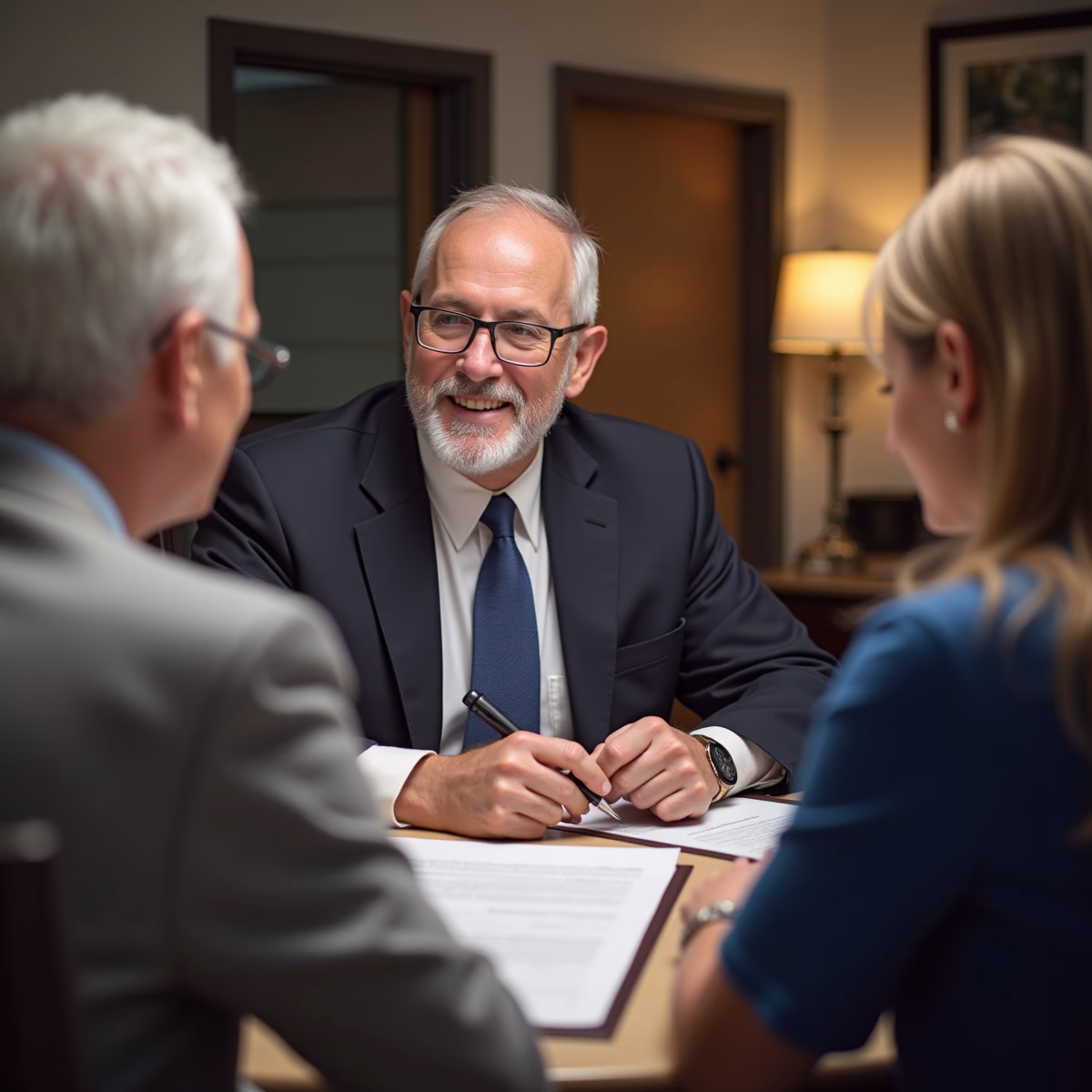 The trusts staff working under Managing Partner Steven Farley Bliss assisting Inland Empire families from the Corona office is shown conferring with trustees in the Southern California office addressing complex trust details discussing How Does Funding Affect Credit