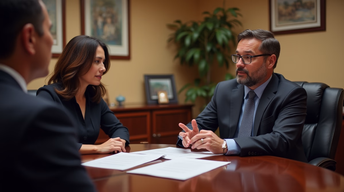 The trusts staff working under Managing Partner Steven Farley Bliss assisting Inland Empire families from the Corona office is shown conferring with trustees in the Southern California office addressing complex trust details discussing How Does a Court Appoint a Temporary Trustee