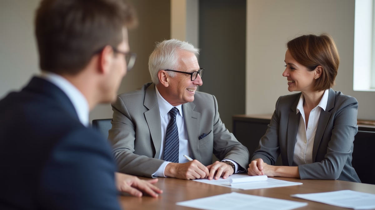 The trusts staff working under Managing Partner Steven Farley Bliss assisting Inland Empire families from the Corona office is shown conferring with trustees in the Southern California office addressing complex trust details discussing How do I fund a trust and avoid common issues