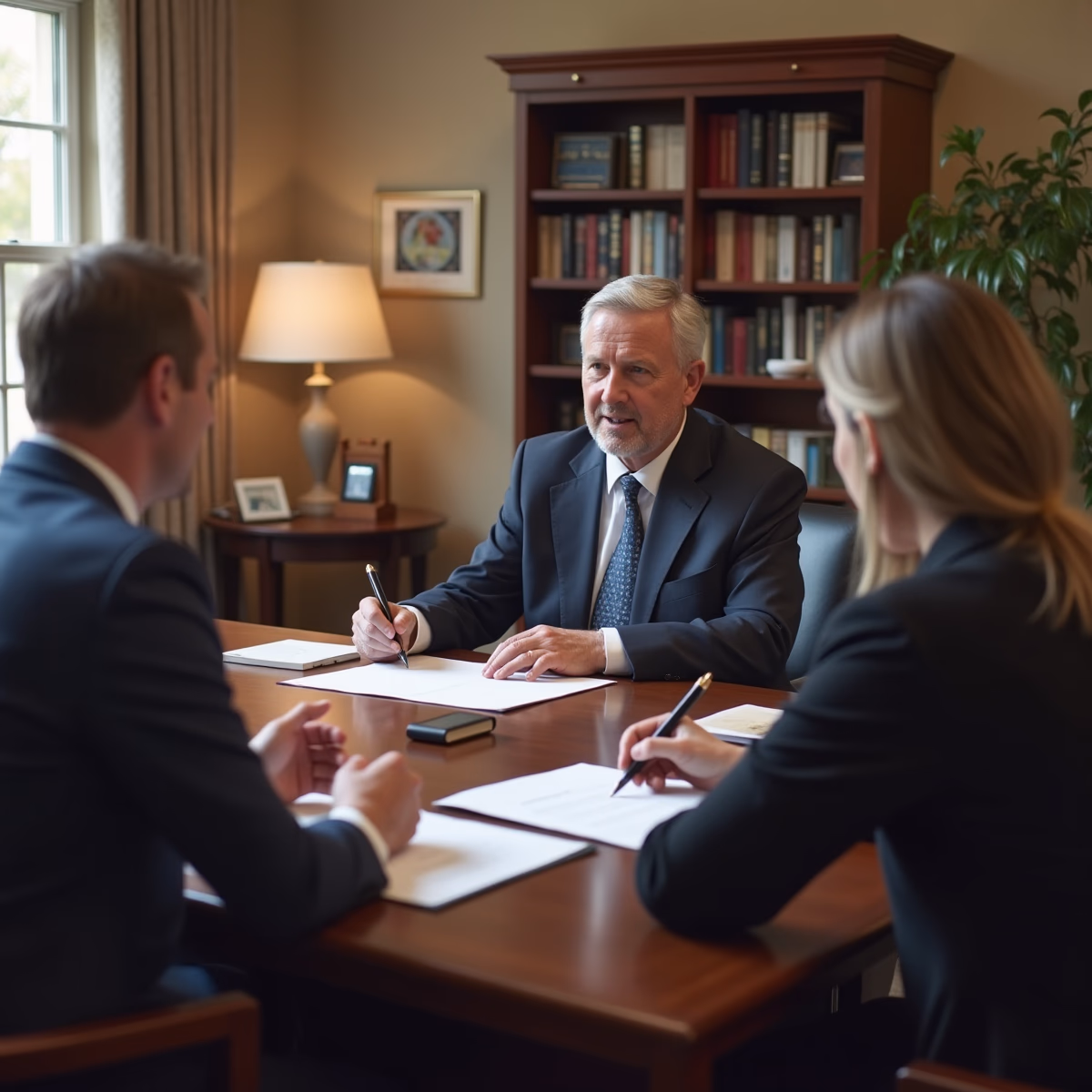 The legal counsel at Corona Probate Law helping Riverside County families from our Corona office meets with clients in the Southern California office addressing critical estate details discussing How do enforcement rules in California probate court shape outcomes for heirs and fiduciaries