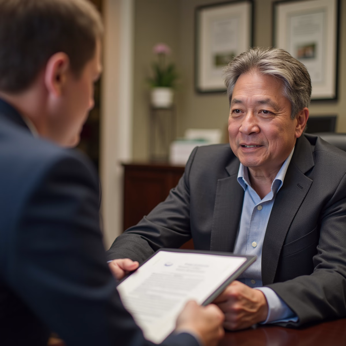 The legal counsel at Corona Probate Law helping Riverside County families from our Corona office meets with clients in the Southern California office addressing critical estate details discussing How do enforcement rules in California probate court shape outcomes for heirs and fiduciaries