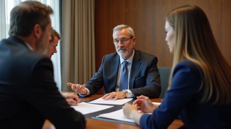 The trusts staff working under Managing Partner Steven Farley Bliss assisting Inland Empire families from the Corona office is shown conferring with trustees in the Southern California office addressing complex trust details discussing How do federal estate tax exemptions apply to California dynasty trusts