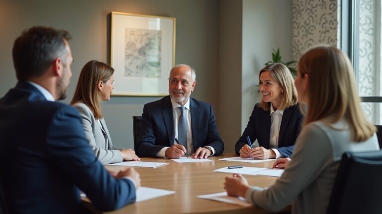 The legal counsel at Corona Probate Law helping Riverside County families from our Corona office meets with clients in the Southern California office addressing critical estate details discussing Notice of Petition vs Notice of Hearing