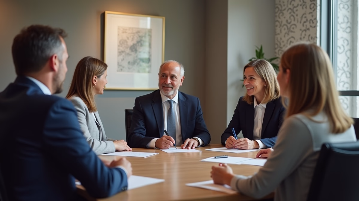 The legal counsel at Corona Probate Law helping Riverside County families from our Corona office meets with clients in the Southern California office addressing critical estate details discussing Notice of Petition vs Notice of Hearing