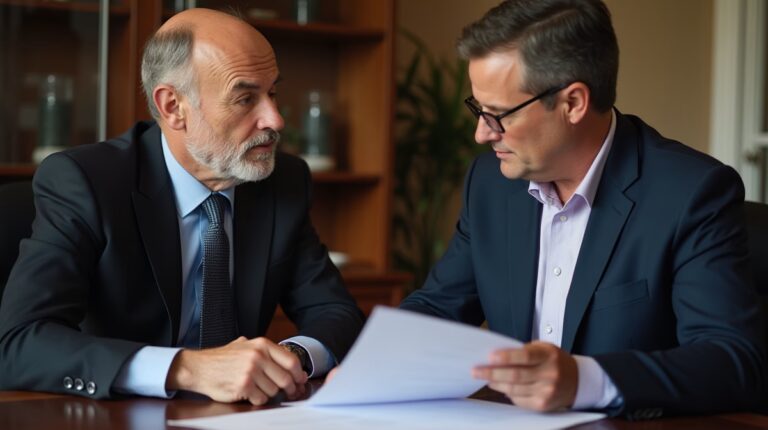 The legal counsel at Corona Probate Law helping Riverside County families from our Corona office meets with clients in the Southern California office addressing critical estate details discussing Objecting to the Final Accounting