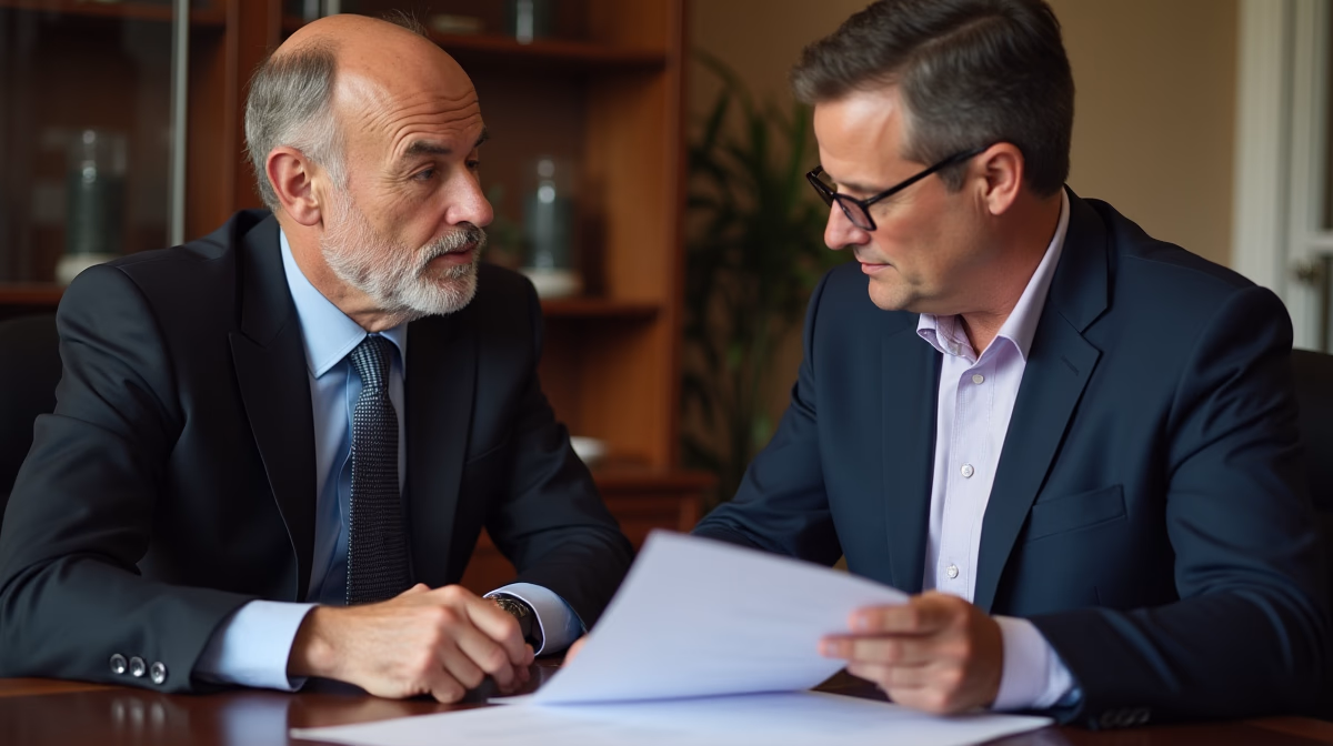 The legal counsel at Corona Probate Law helping Riverside County families from our Corona office meets with clients in the Southern California office addressing critical estate details discussing Objecting to the Final Accounting