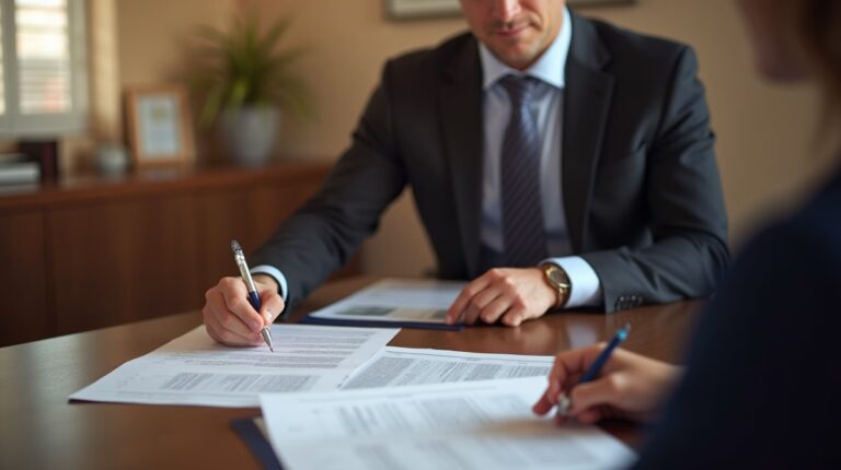 The legal counsel at Corona Probate Law helping Riverside County families from our Corona office meets with clients in the Southern California office addressing critical estate details discussing Petition to Settle Account