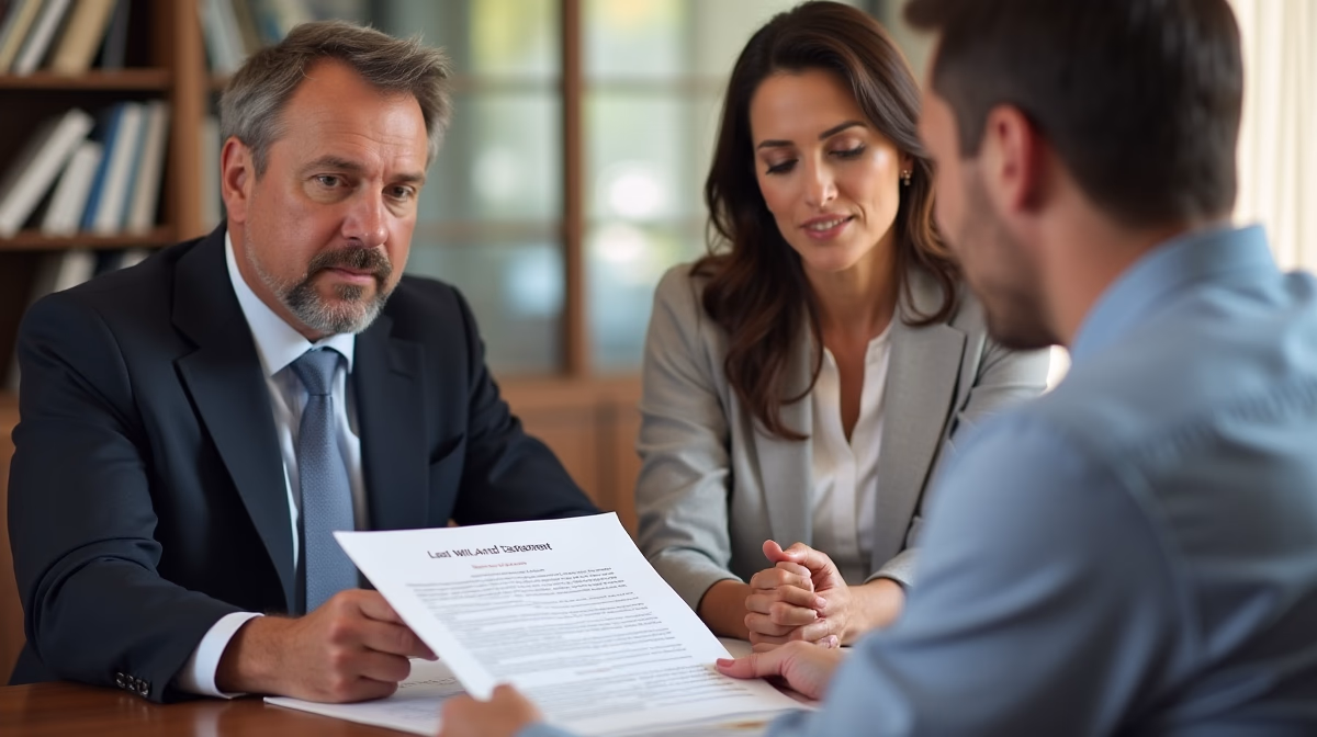 The legal counsel at Corona Probate Law helping Riverside County families from our Corona office meets with clients in the Southern California office addressing critical estate details discussing Reporting Sale of Corona Real Property