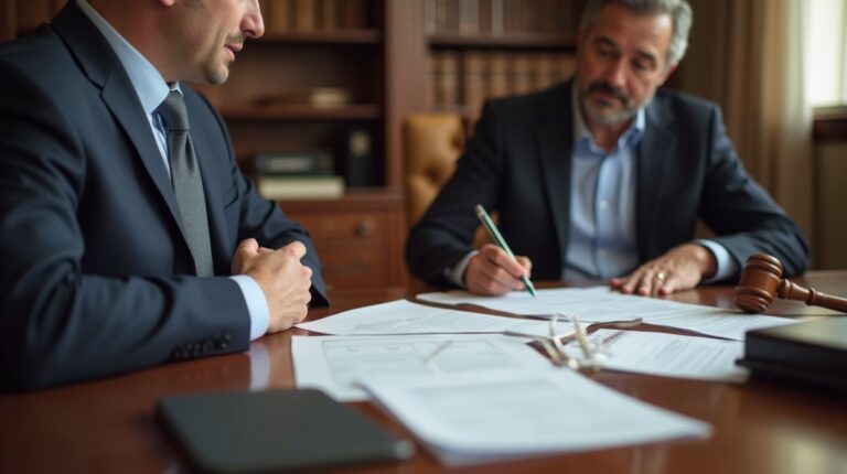 The legal counsel at Corona Probate Law helping Riverside County families from our Corona office meets with clients in the Southern California office addressing critical estate details discussing Republish if the Petitioner Changes