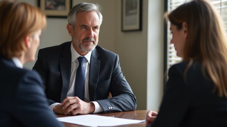 The legal counsel at Corona Probate Law helping Riverside County families from our Corona office meets with clients in the Southern California office addressing critical estate details discussing Right to Contest a Trust Amendment
