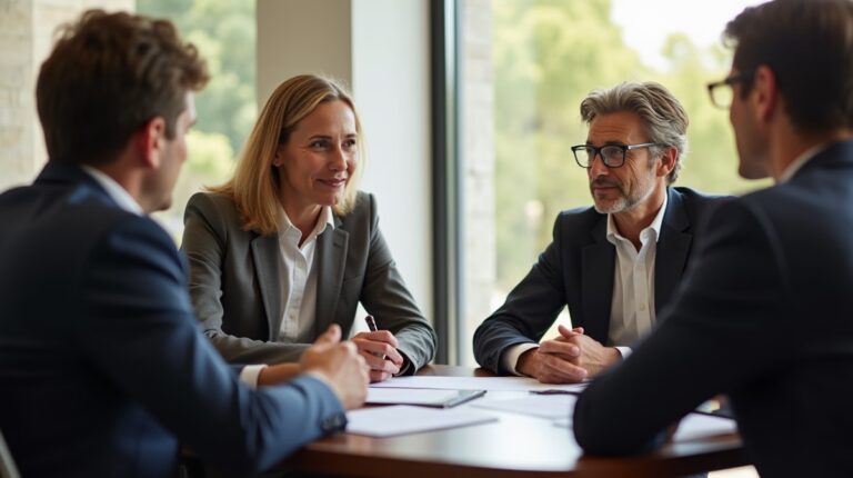 The legal counsel at Corona Probate Law helping Riverside County families from our Corona office meets with clients in the Southern California office addressing critical estate details discussing Right to Inspect Corona Trust Property