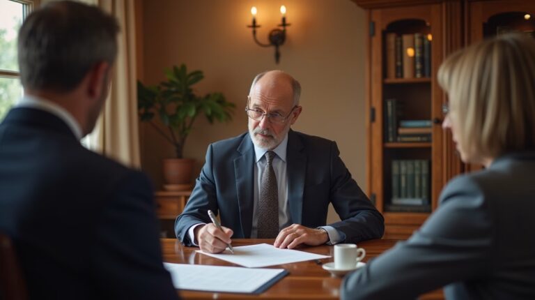 The legal counsel at Corona Probate Law helping Riverside County families from our Corona office meets with clients in the Southern California office addressing critical estate details discussing Right to Know Trustee Fees