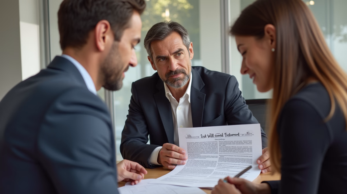 The legal counsel at Corona Probate Law helping Riverside County families from our Corona office meets with clients in the Southern California office addressing critical estate details discussing Right to a Trust Accounting