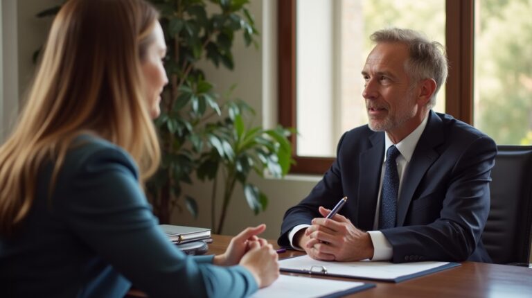 The legal counsel at Corona Probate Law helping Riverside County families from our Corona office meets with clients in the Southern California office addressing critical estate details discussing Rights Under Probate Code 160617