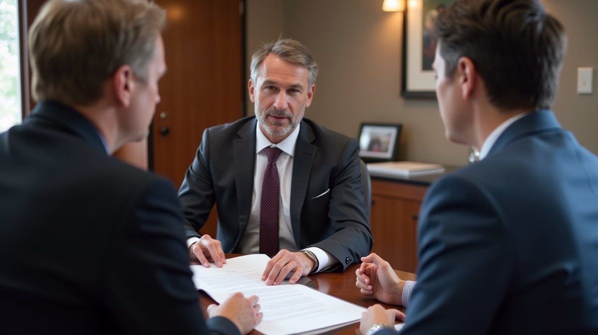 The legal counsel at Corona Probate Law helping Riverside County families from our Corona office meets with clients in the Southern California office addressing critical estate details discussing Risks of Distributing Assets Too Early