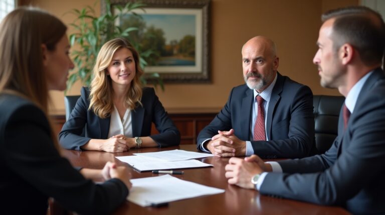The legal counsel at Corona Probate Law helping Riverside County families from our Corona office meets with clients in the Southern California office addressing critical estate details discussing Sealing a Probate Court Record