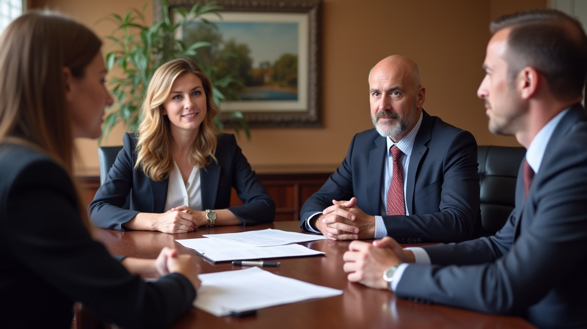 The legal counsel at Corona Probate Law helping Riverside County families from our Corona office meets with clients in the Southern California office addressing critical estate details discussing Sealing a Probate Court Record