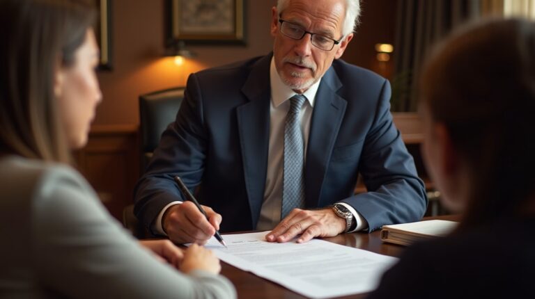 The legal counsel at Corona Probate Law helping Riverside County families from our Corona office meets with clients in the Southern California office addressing critical estate details discussing Securing a Vacant Corona House