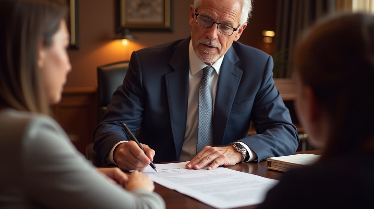 The legal counsel at Corona Probate Law helping Riverside County families from our Corona office meets with clients in the Southern California office addressing critical estate details discussing Securing a Vacant Corona House