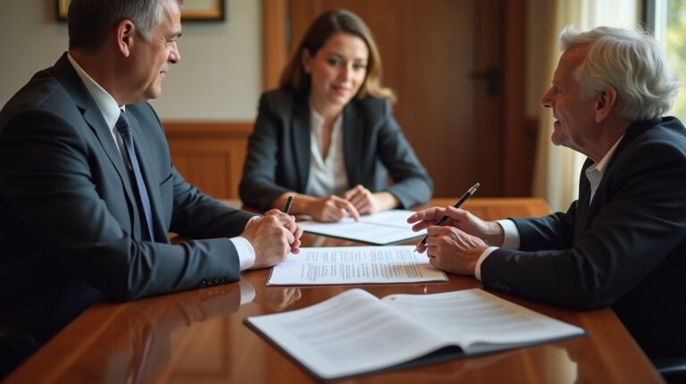 The legal counsel at Corona Probate Law helping Riverside County families from our Corona office meets with clients in the Southern California office addressing critical estate details discussing Selling a Corona House Without Confirmation