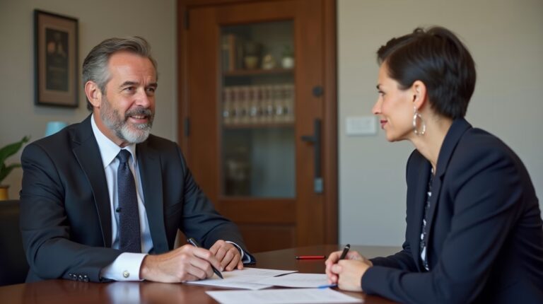 The legal counsel at Corona Probate Law helping Riverside County families from our Corona office meets with clients in the Southern California office addressing critical estate details discussing Separating Personal and Estate Funds