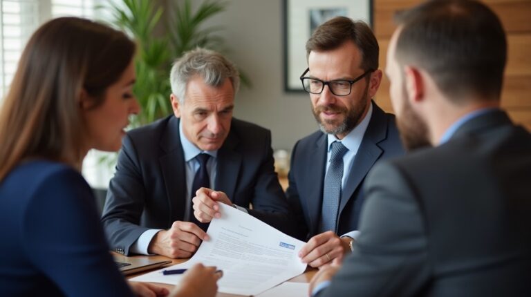 The legal counsel at Corona Probate Law helping Riverside County families from our Corona office meets with clients in the Southern California office addressing critical estate details discussing Serve Notice Personally or by Mail