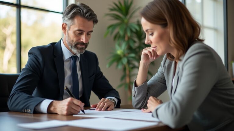 The legal counsel at Corona Probate Law helping Riverside County families from our Corona office meets with clients in the Southern California office addressing critical estate details discussing Small Estate Affidavit for a Corona House