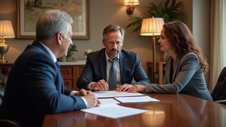 The trusts staff working under Managing Partner Steven Farley Bliss assisting Inland Empire families from the Corona office is shown conferring with trustees in the Southern California office addressing complex trust details discussing Tax Consequences of Refusing a Distribution