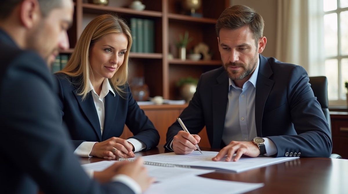 The trusts staff working under Managing Partner Steven Farley Bliss assisting Inland Empire families from the Corona office is shown conferring with trustees in the Southern California office addressing complex trust details discussing Tax Implications of Corona Real Estate Settlements