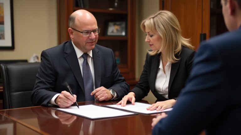 The trusts staff working under Managing Partner Steven Farley Bliss assisting Inland Empire families from the Corona office is shown conferring with trustees in the Southern California office addressing complex trust details discussing Transfers to Friends and Relatives