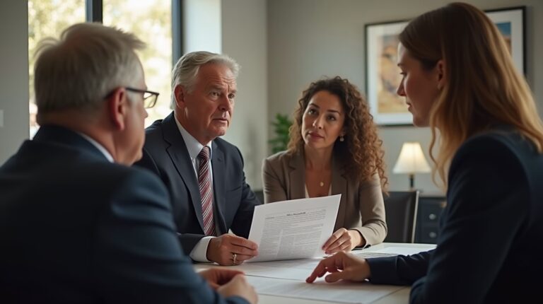 The trusts staff working under Managing Partner Steven Farley Bliss assisting Inland Empire families from the Corona office is shown conferring with trustees in the Southern California office addressing complex trust details discussing Venue Rules for Filing in Corona Courts