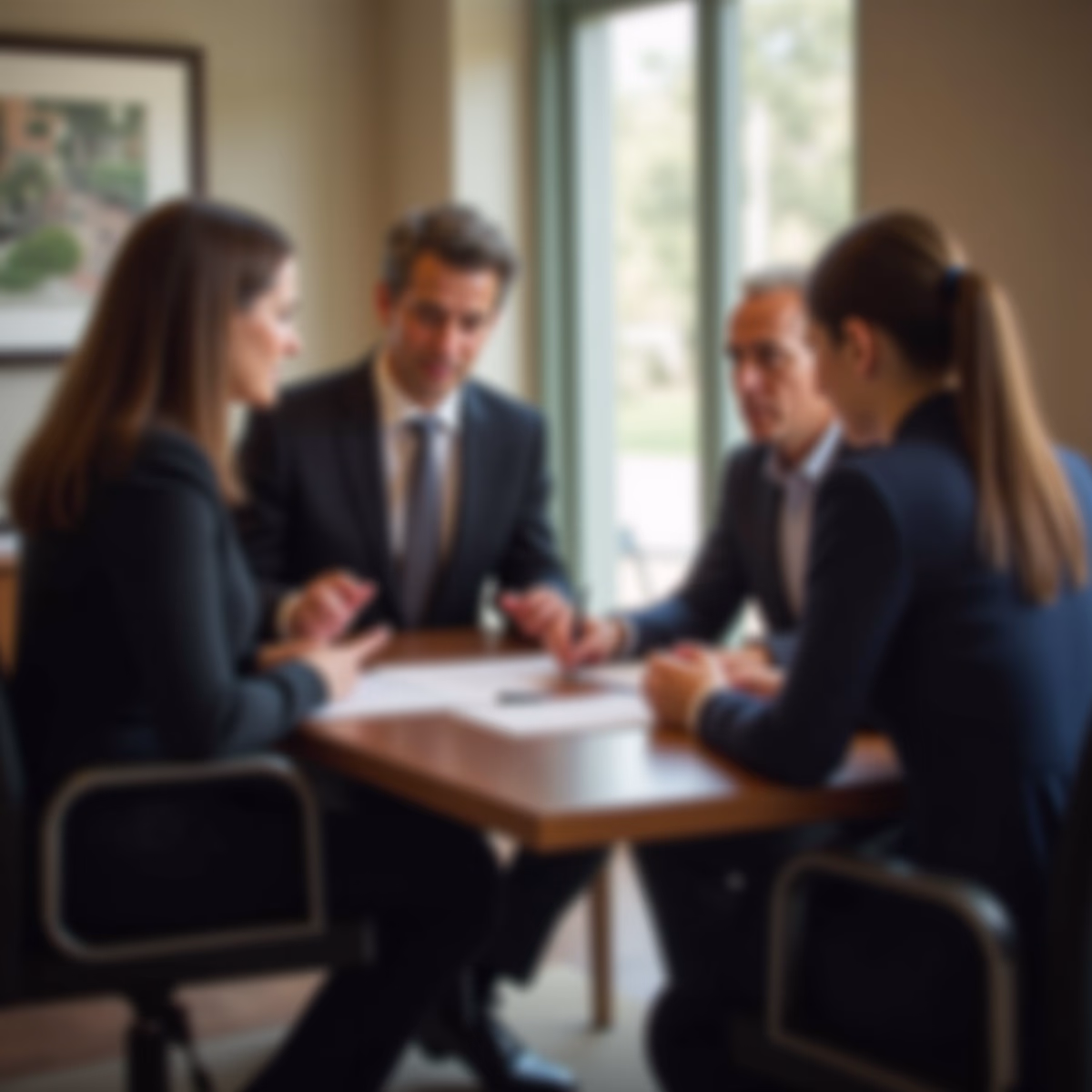 The legal counsel at Corona Probate Law helping Riverside County families from our Corona office meets with clients in the Southern California office addressing critical estate details discussing What Factors Drive the Cost of a Will Contest