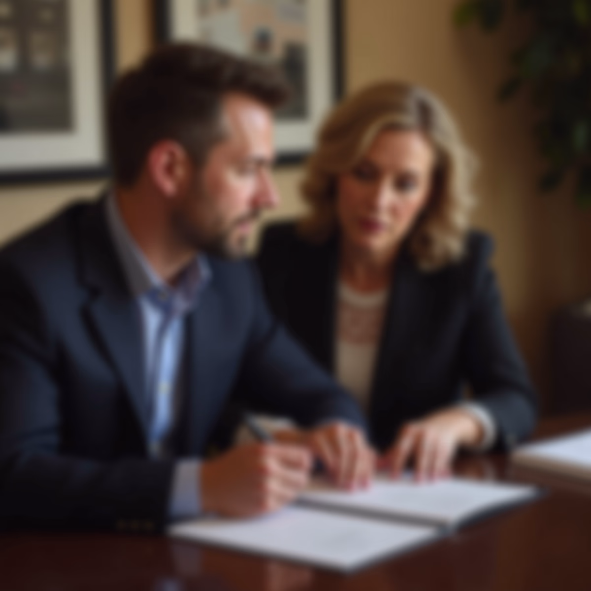The legal counsel at Corona Probate Law helping Riverside County families from our Corona office meets with clients in the Southern California office addressing critical estate details discussing What Happens When Theres No Will